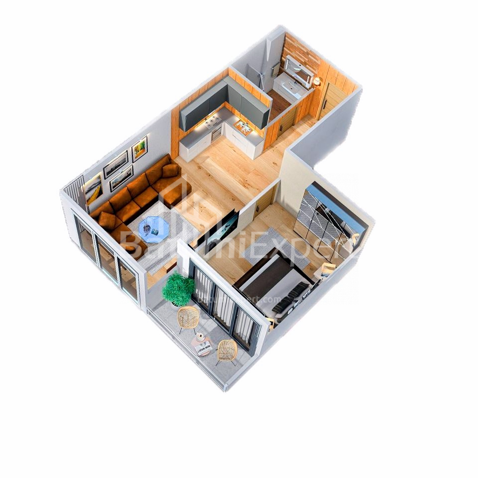 Mieszkanie 60 m² - Lado Gudiaszwili, Batumi, Gruzja