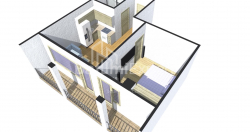 Mieszkanie 46.4 m² - Luki Asatiani, Batumi, Gruzja