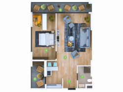 Mieszkanie 3-комн 73 m² - Szeryf Chimsziaszwili, Batumi