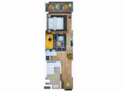 Mieszkanie 33.5 m² - Szeryf Chimsziaszwili, Batumi, Gruzja