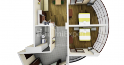 Mieszkanie 84.98 m² - Mezgwarta, Chakvi, Gruzja