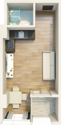 Mieszkanie 35.37 m² - Mezgwarta, Chakvi, Gruzja