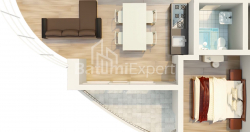 Mieszkanie 2-комн 57.9 m² - Mezgwarta, Chakvi