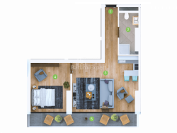 Mieszkanie 2-комн 61 m² - Szeryf Chimsziaszwili, Batumi
