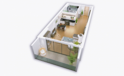 Mieszkanie 1-комн 30.3 m² - Aleja Bohaterów, Batumi