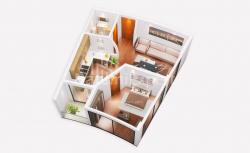Mieszkanie 43.2 m² - Aleja Bohaterów, Batumi, Gruzja