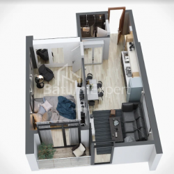 Obiekt w trakcie budowy 43.2 m² - Lecha i Marii Kaczyńskich, Batumi, Gruzja
