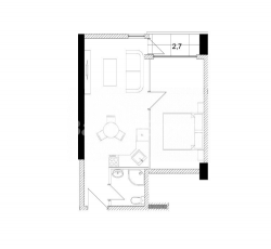 Obiekt w trakcie budowy 43.2 m² - Lecha i Marii Kaczyńskich, Batumi, Gruzja