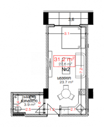 Obiekt w trakcie budowy 31.2 m² - Lecha i Marii Kaczyńskich, Batumi, Gruzja