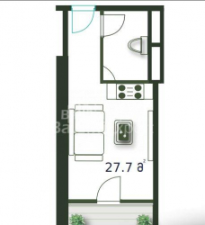 Mieszkanie 28 m² - Szeryf Chimsziaszwili, Batumi, Gruzja