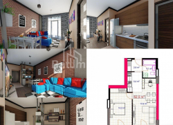 Mieszkanie 53 m² - Juriewskaja, Batumi, Gruzja