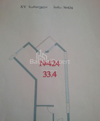 Mieszkanie 33 m² - Zuraba Gorgiladze, Batumi, Gruzja