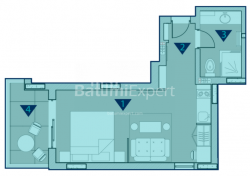 Obiekt w trakcie budowy 1-комн 35 m² - Rustawelego, Chakvi