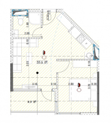 Obiekt w trakcie budowy 2-комн 38.5 m² - Grigola Lortkipanidze, Batumi