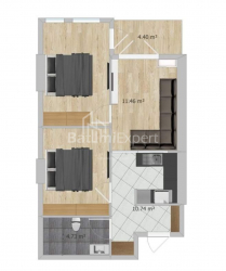 Mieszkanie 57 m² - Ekvtime Takaishvili, Batumi, Gruzja