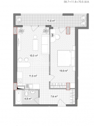 Mieszkanie 2-комн 70.5 m² - Wachtang Gorgasali, Batumi