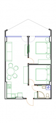 Mieszkanie 62.2 m² - Zuraba Gorgiladze, Batumi, Gruzja
