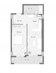 Mieszkanie 2-комн 61.5 m² - Wachtang Gorgasali, Batumi