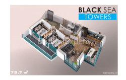 Mieszkanie 79.7 m² - Zhiuli Szartawa, Batumi, Gruzja